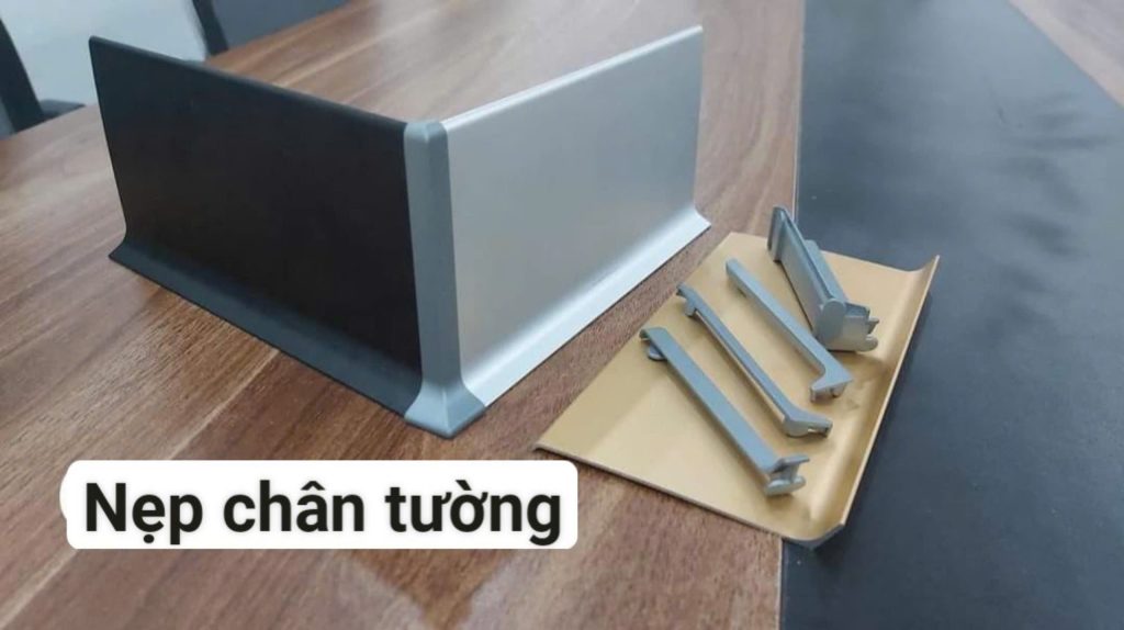 Nẹp chân tường nhôm 6 Phào chân tường nhôm