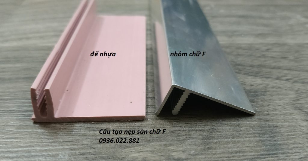 Cấu tạo nẹp sàn gỗ chữ F