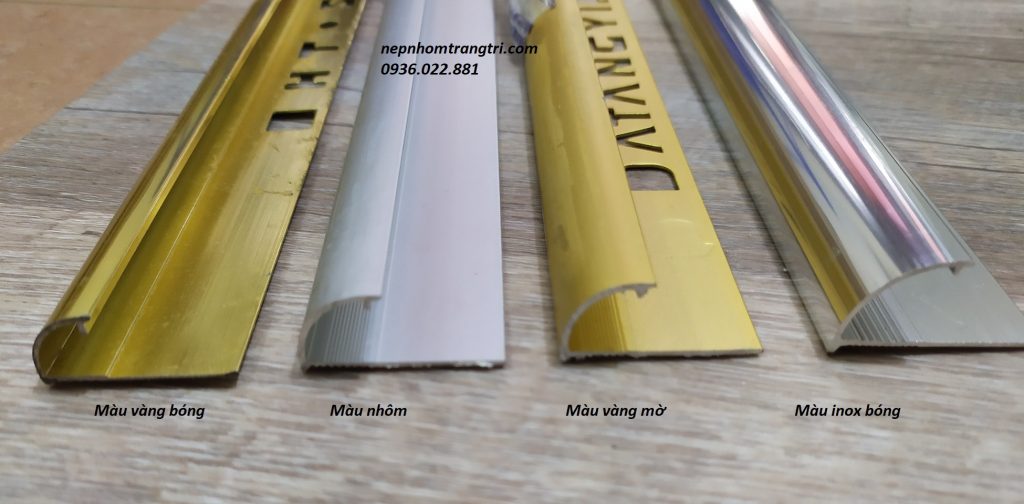 Nẹp bo tròn góc tường gạch 3 Nẹp góc ốp gạch YC các màu