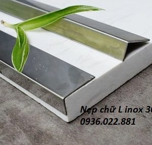 Nẹp L inox trang trí