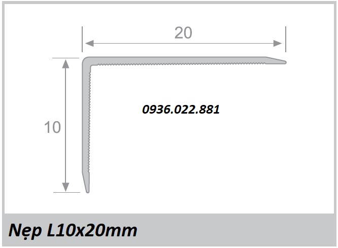 nẹp chữ L20
