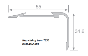 Nẹp chống trơn TL30 draw
