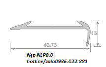 nẹp chống trơn NLP8.0