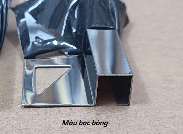 Nẹp Góc Tường Vuông Bằng Nhôm Và Inox 1 Nep inox goc tuong GD anh dai dien