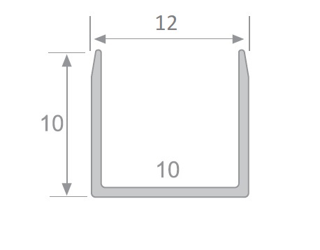 Bản vẽ nẹp U 10