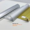 Nẹp bo tròn góc tường gạch 20 Nẹp nhôm bo góc tròn YC10