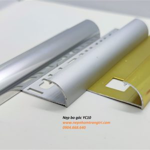 Nẹp nhôm bo góc tròn YC10